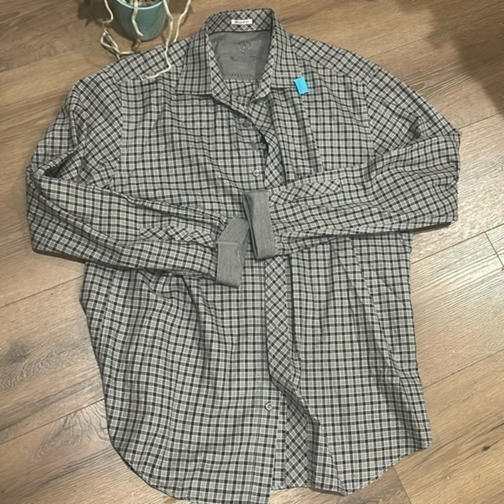 Bugatchi Dress Shirt ! Men’s ! Large